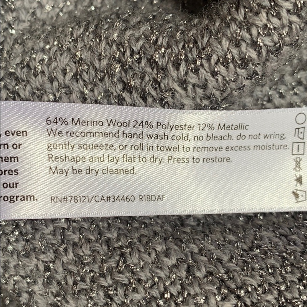 NWT Eileen Fisher Sparkle Merino Sweater - Picture 8 of 8